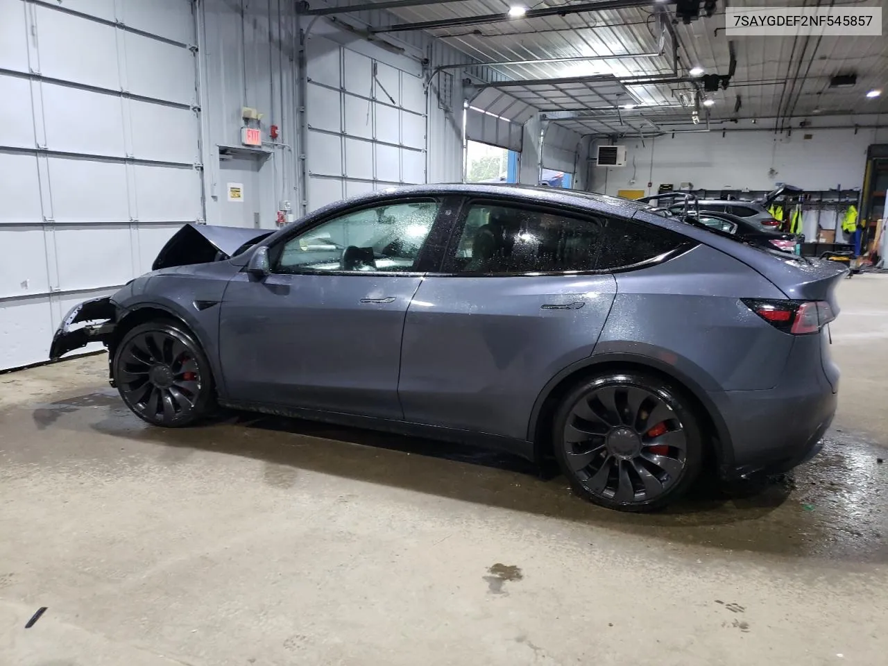 2022 Tesla Model Y VIN: 7SAYGDEF2NF545857 Lot: 72788734