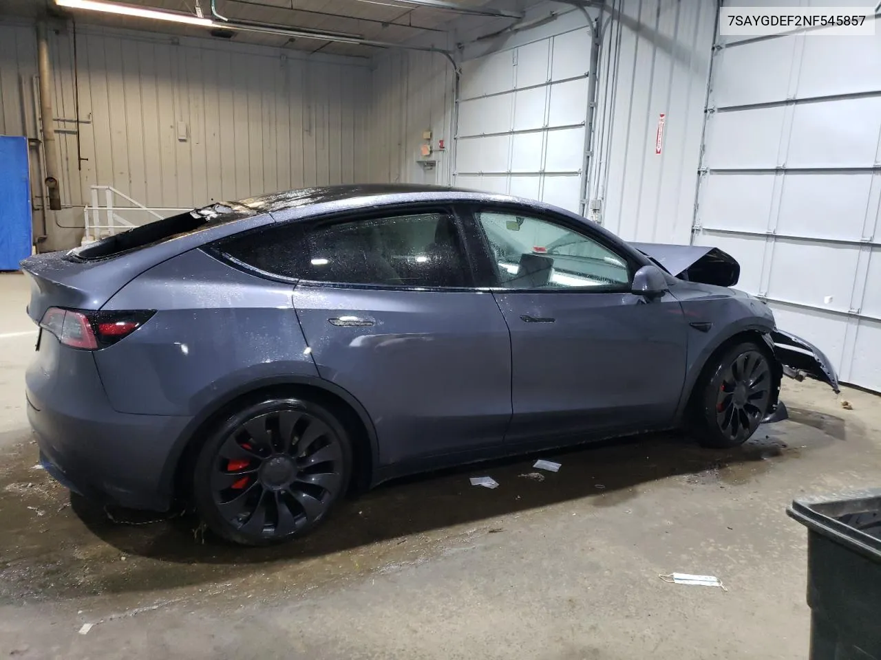 2022 Tesla Model Y VIN: 7SAYGDEF2NF545857 Lot: 72788734