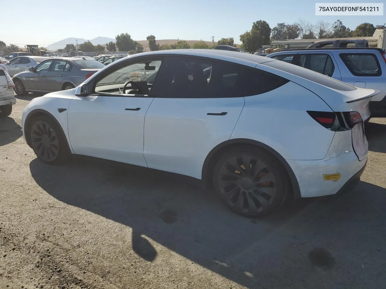 7SAYGDEF0NF541211 2022 Tesla Model Y