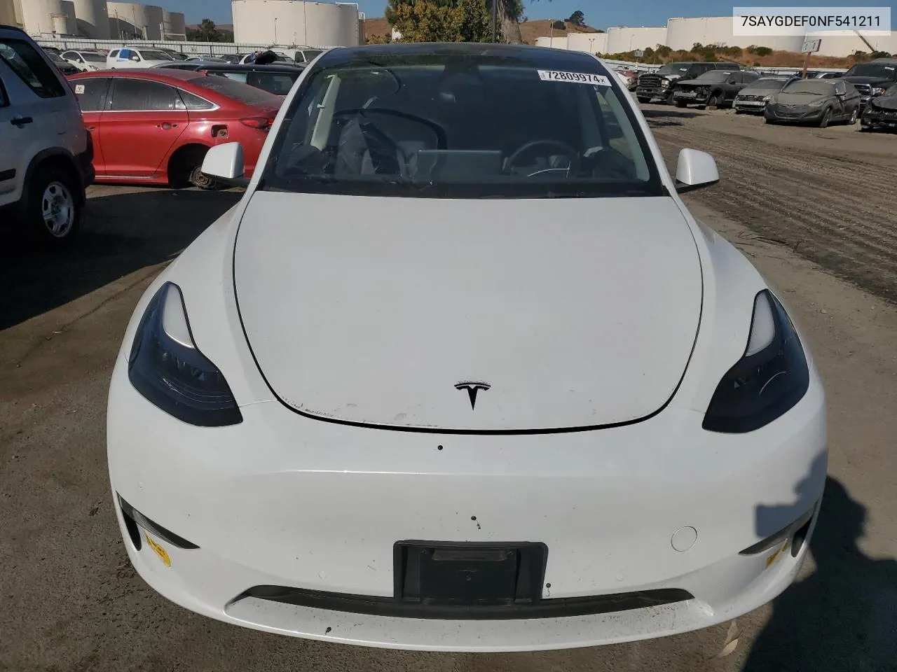 7SAYGDEF0NF541211 2022 Tesla Model Y