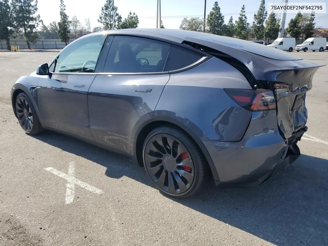 7SAYGDEF2NF542795 2022 Tesla Model Y