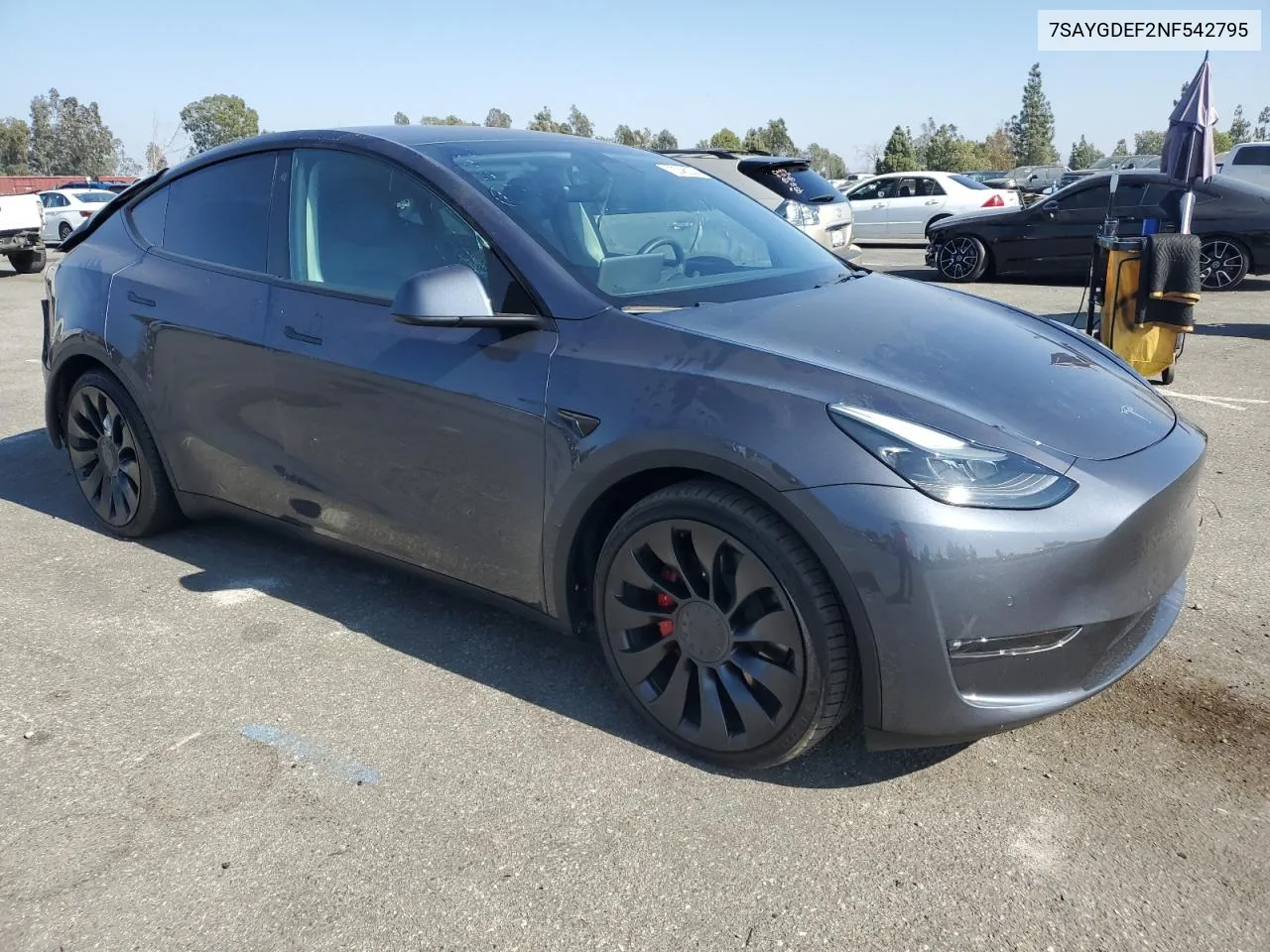 7SAYGDEF2NF542795 2022 Tesla Model Y