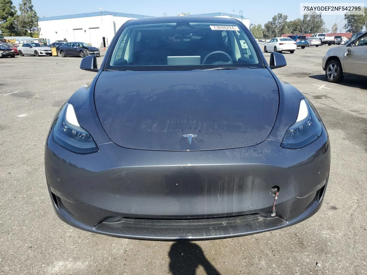 7SAYGDEF2NF542795 2022 Tesla Model Y