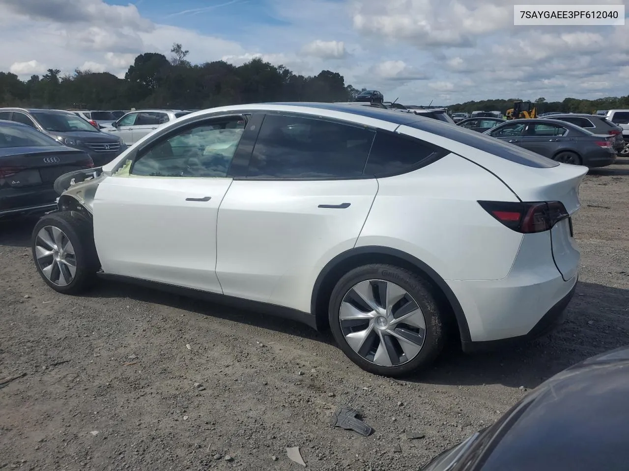 2022 Tesla Model Y VIN: 7SAYGAEE3PF612040 Lot: 73435474