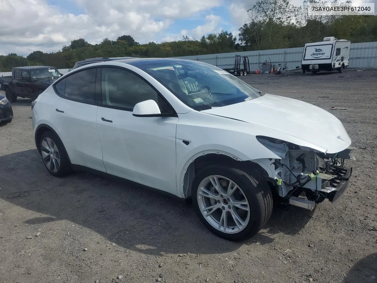 7SAYGAEE3PF612040 2022 Tesla Model Y