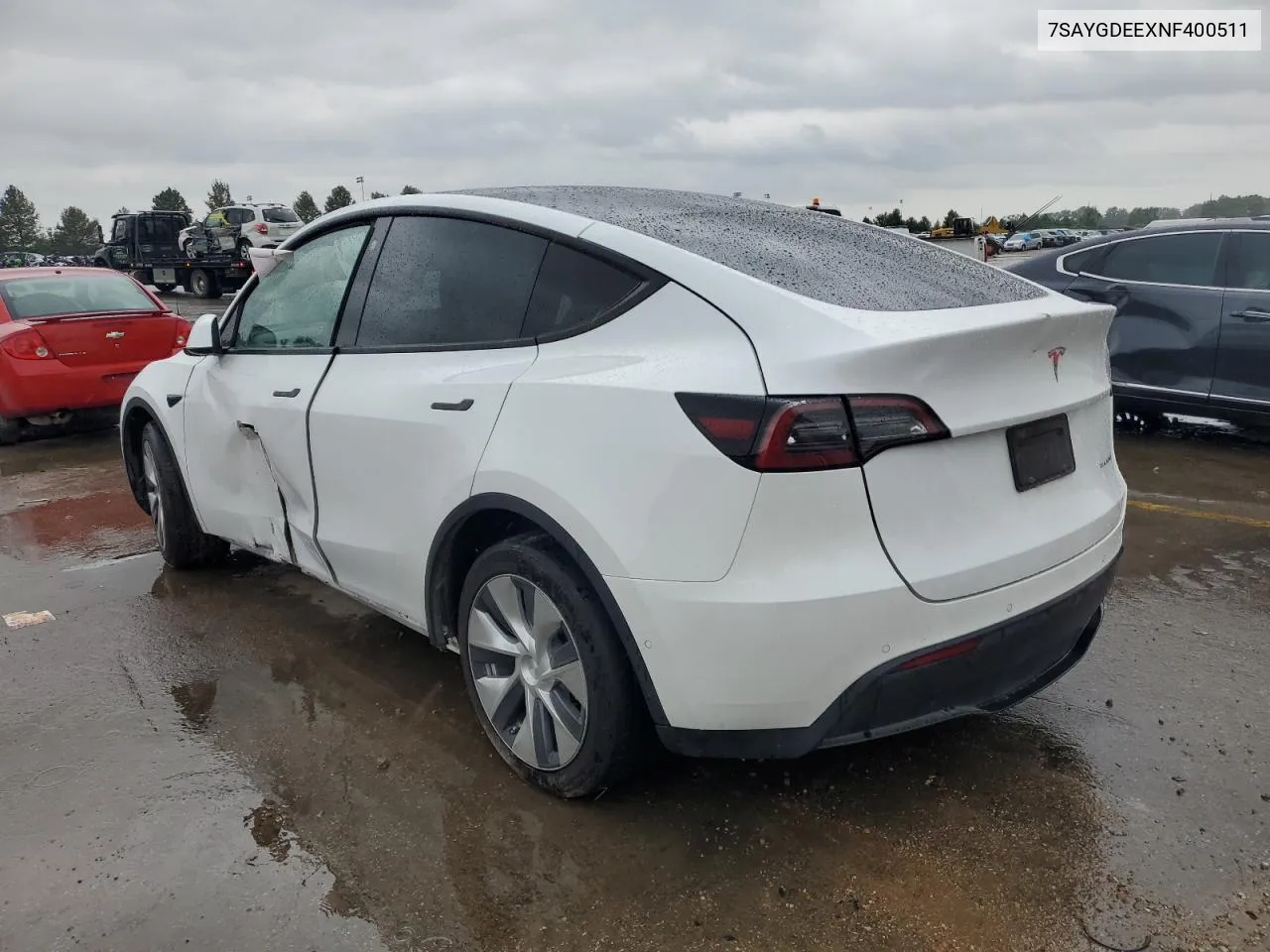 2022 Tesla Model Y VIN: 7SAYGDEEXNF400511 Lot: 73494244