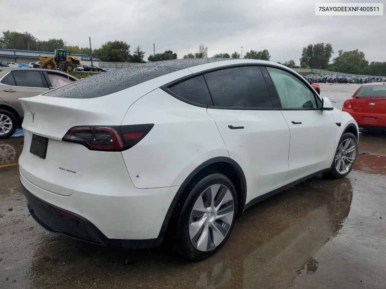 2022 Tesla Model Y VIN: 7SAYGDEEXNF400511 Lot: 73494244