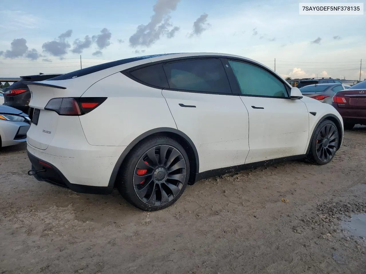 7SAYGDEF5NF378135 2022 Tesla Model Y