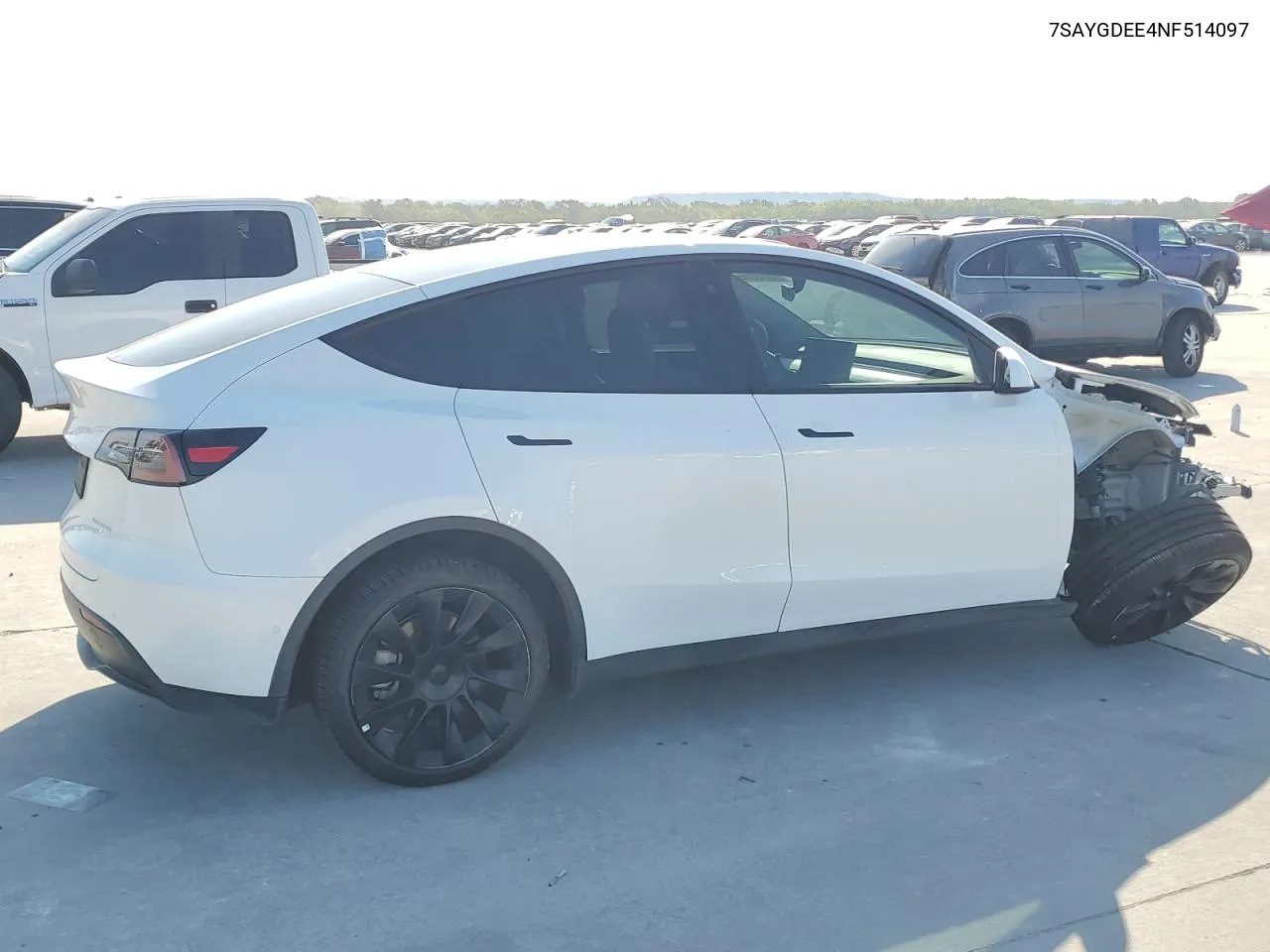 2022 Tesla Model Y VIN: 7SAYGDEE4NF514097 Lot: 73749374