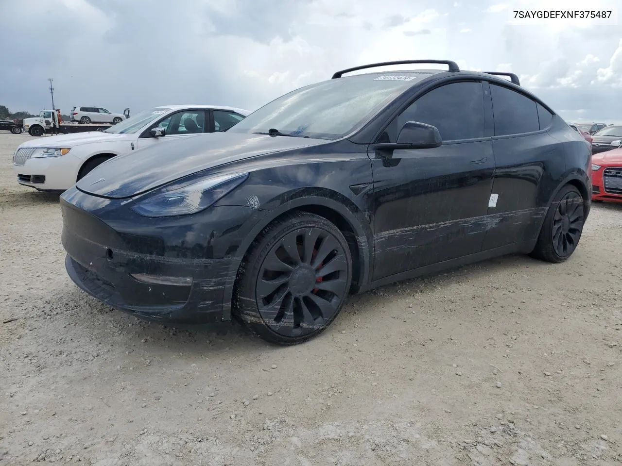 7SAYGDEFXNF375487 2022 Tesla Model Y