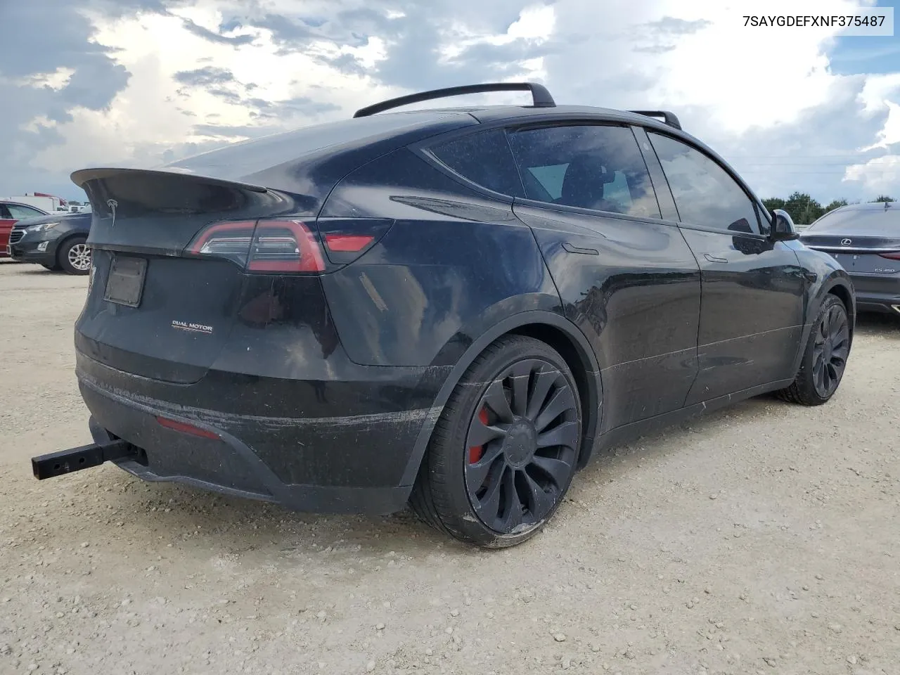 7SAYGDEFXNF375487 2022 Tesla Model Y