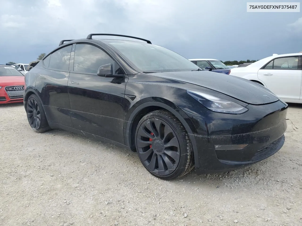 7SAYGDEFXNF375487 2022 Tesla Model Y