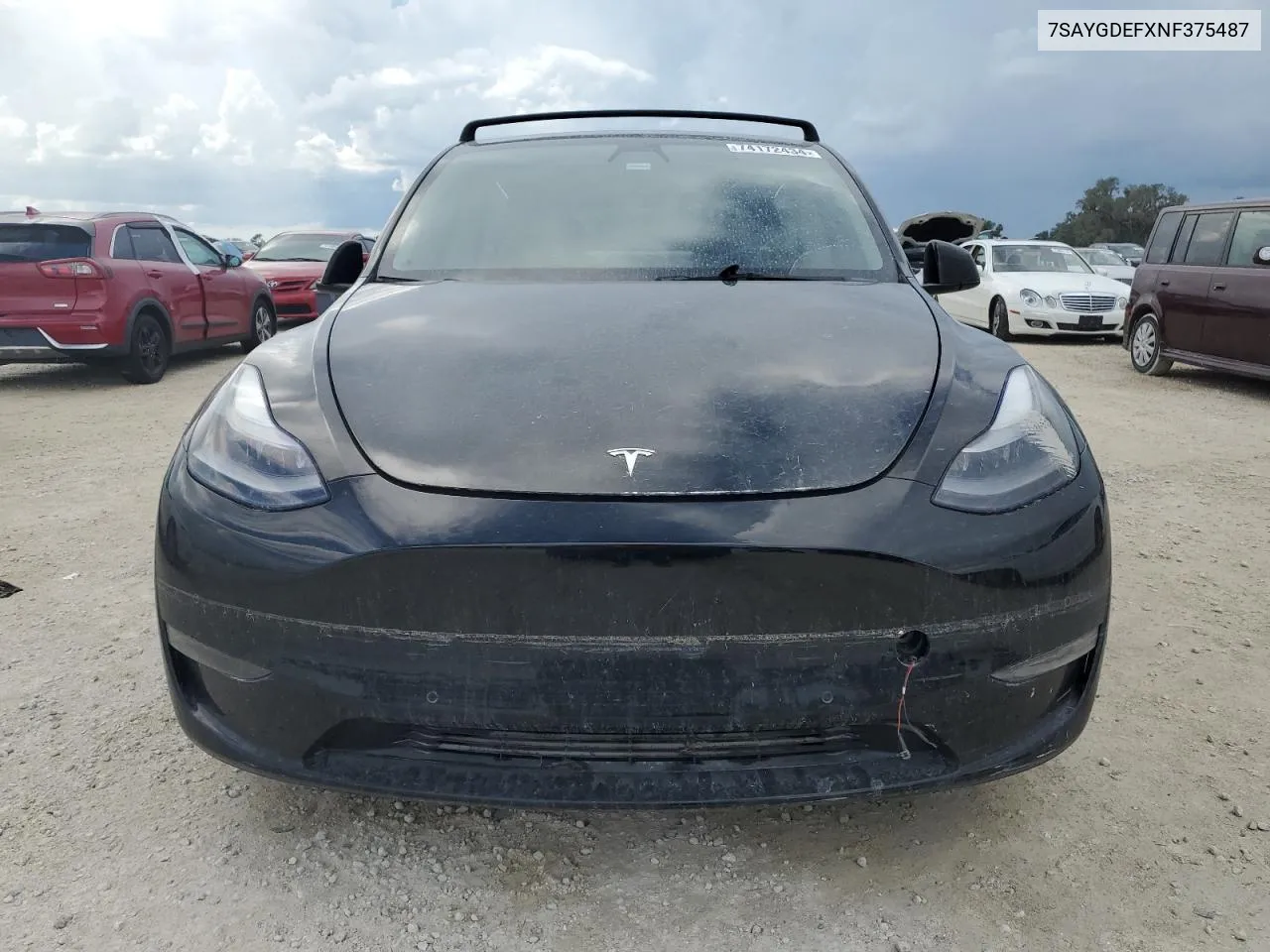 7SAYGDEFXNF375487 2022 Tesla Model Y