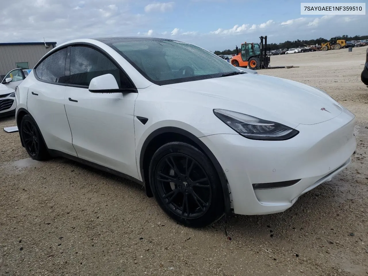 2022 Tesla Model Y VIN: 7SAYGAEE1NF359510 Lot: 74422704