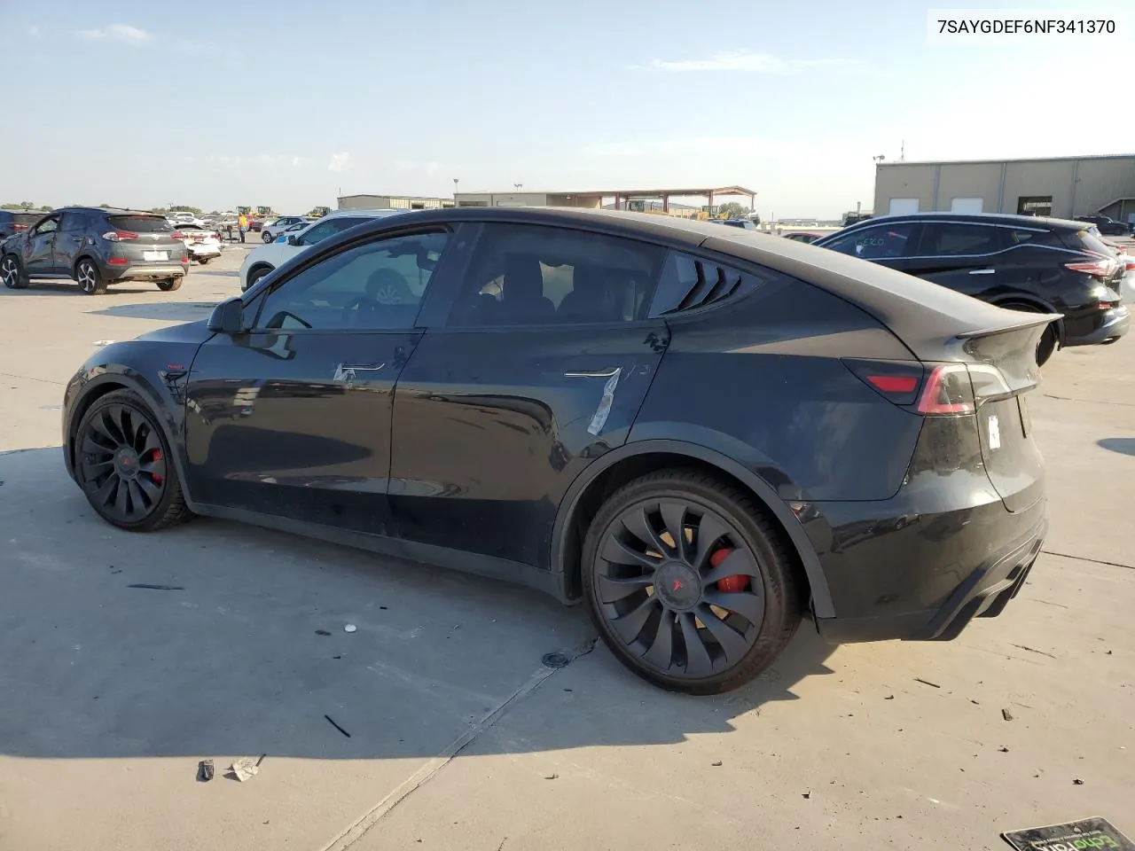 2022 Tesla Model Y VIN: 7SAYGDEF6NF341370 Lot: 74965024