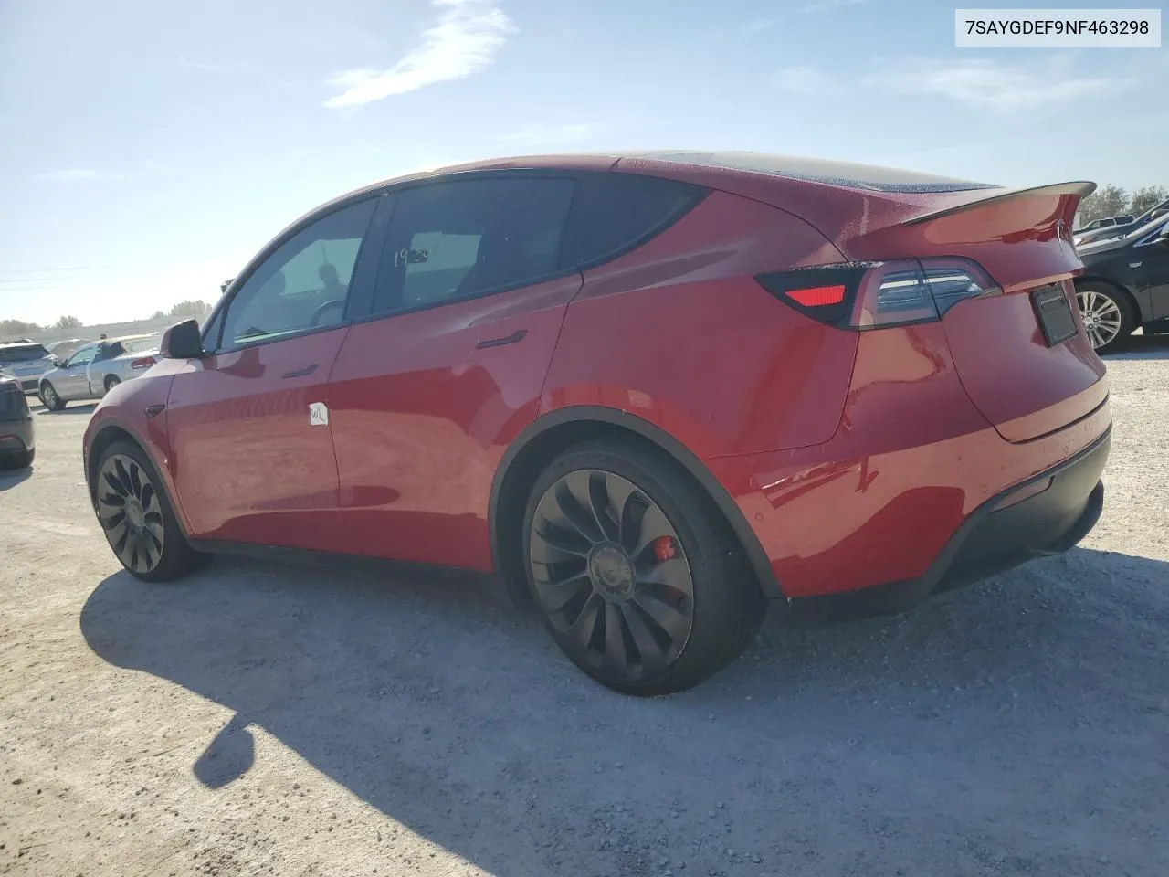 7SAYGDEF9NF463298 2022 Tesla Model Y