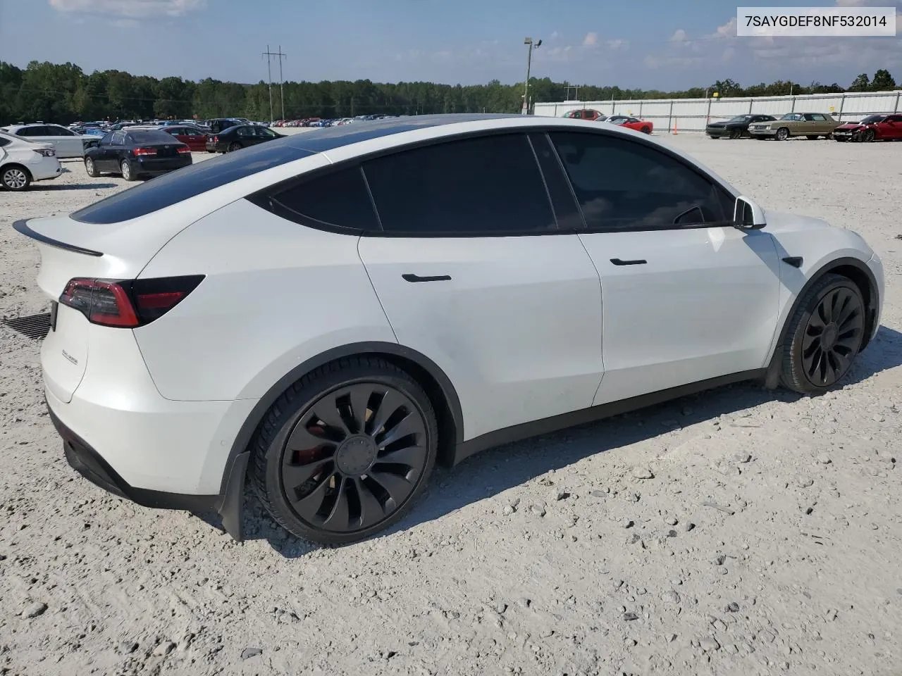 7SAYGDEF8NF532014 2022 Tesla Model Y