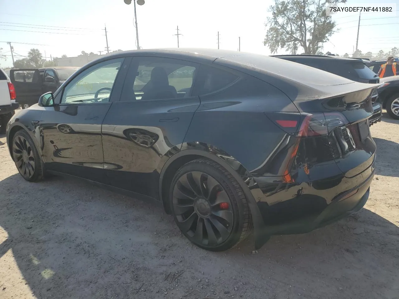 2022 Tesla Model Y VIN: 7SAYGDEF7NF441882 Lot: 75247664