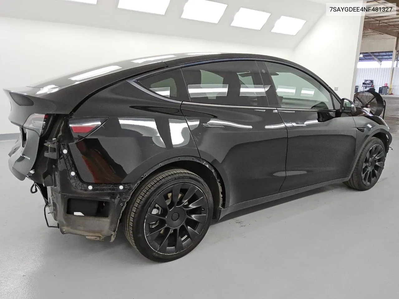 2022 Tesla Model Y VIN: 7SAYGDEE4NF481327 Lot: 75360554