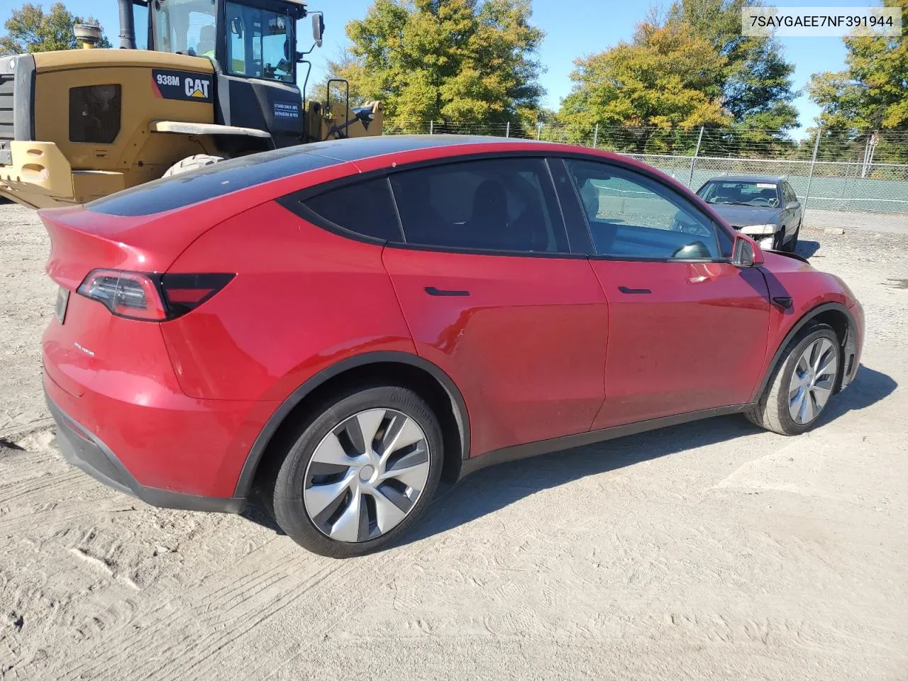 2022 Tesla Model Y VIN: 7SAYGAEE7NF391944 Lot: 75870844