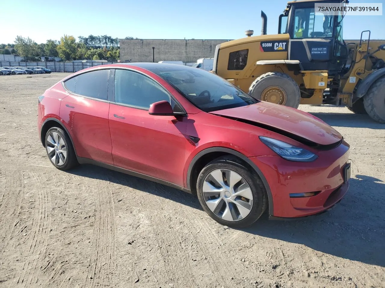 2022 Tesla Model Y VIN: 7SAYGAEE7NF391944 Lot: 75870844