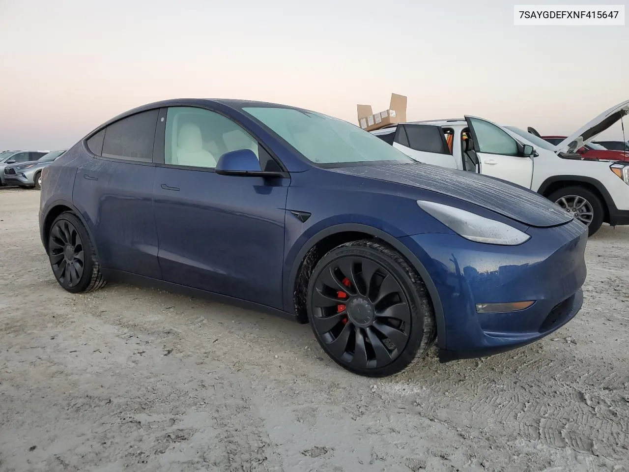 7SAYGDEFXNF415647 2022 Tesla Model Y