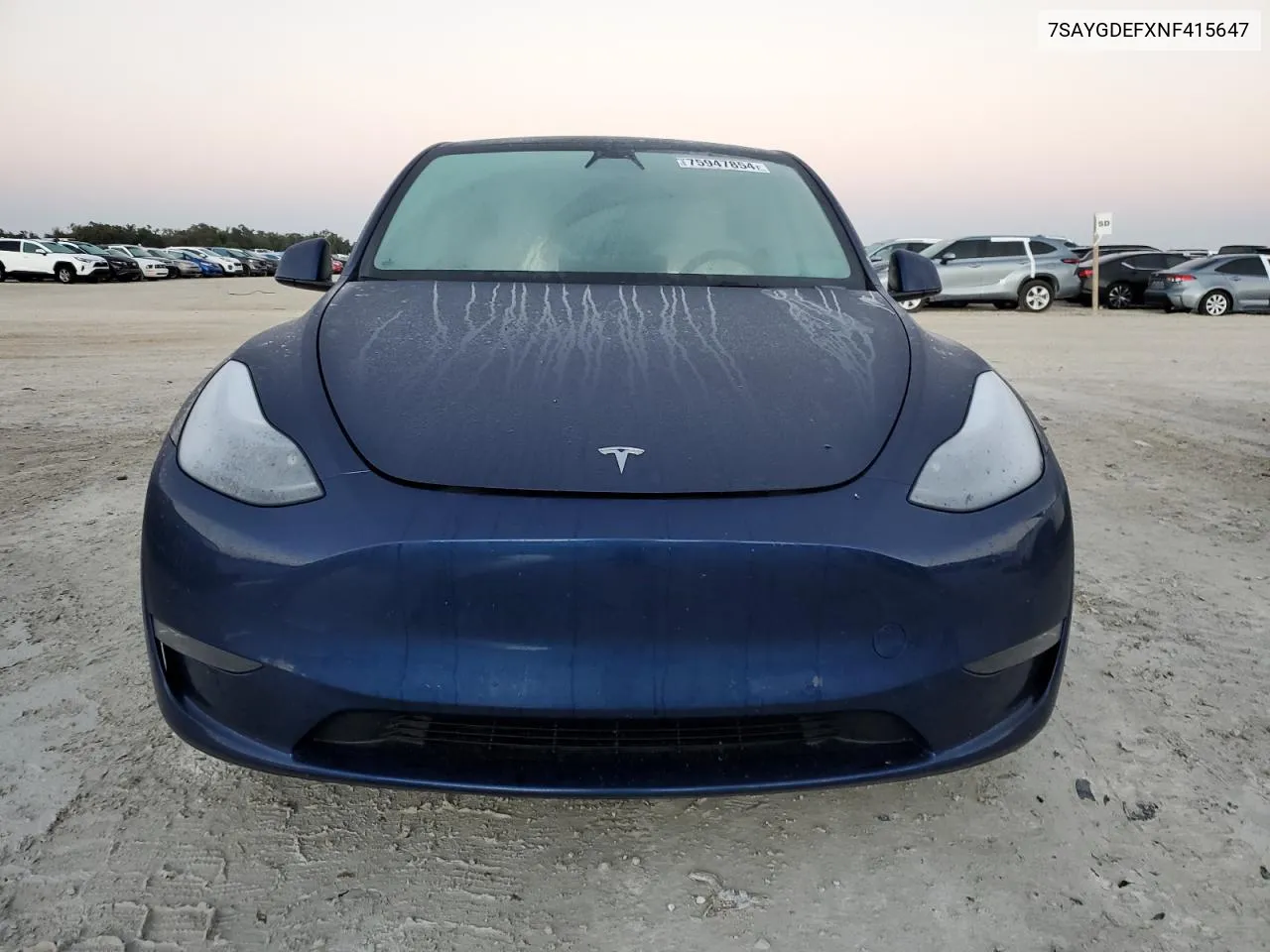 7SAYGDEFXNF415647 2022 Tesla Model Y