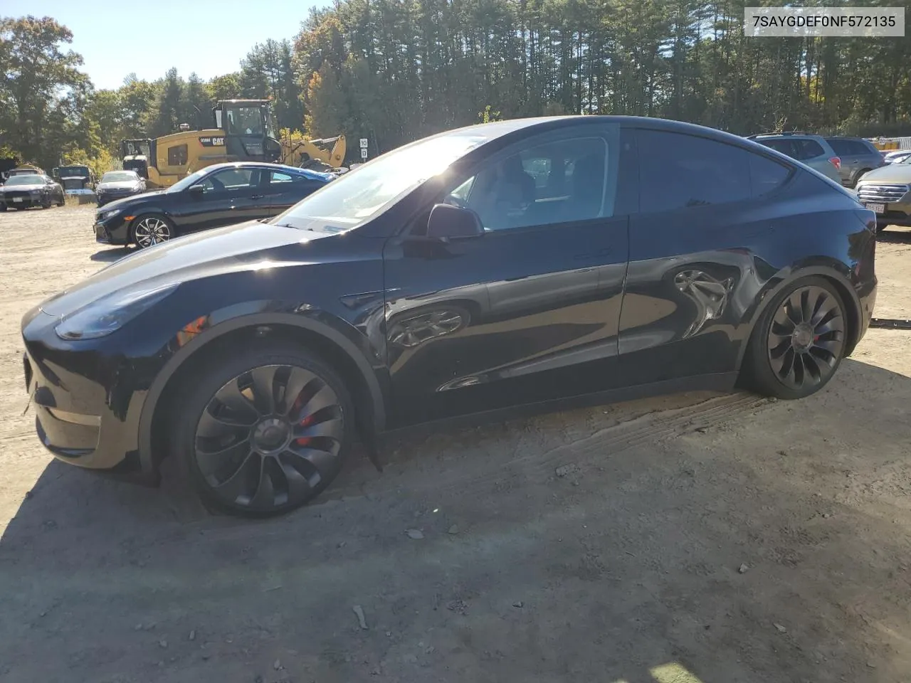 7SAYGDEF0NF572135 2022 Tesla Model Y