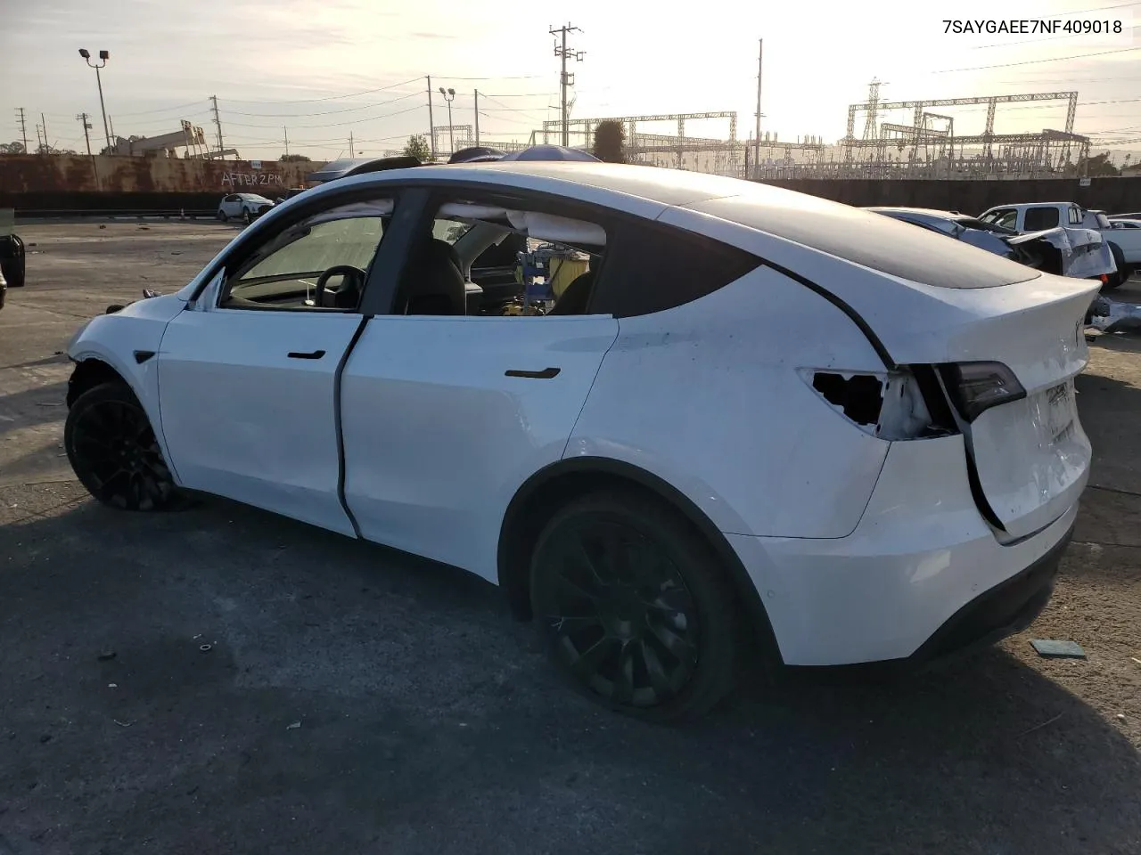 2022 Tesla Model Y VIN: 7SAYGAEE7NF409018 Lot: 78095804