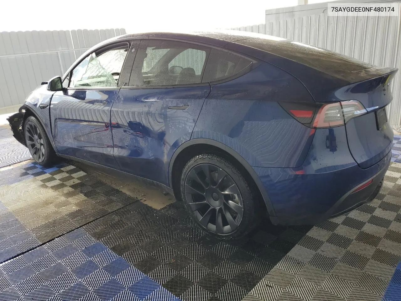 2022 Tesla Model Y VIN: 7SAYGDEE0NF480174 Lot: 78844494