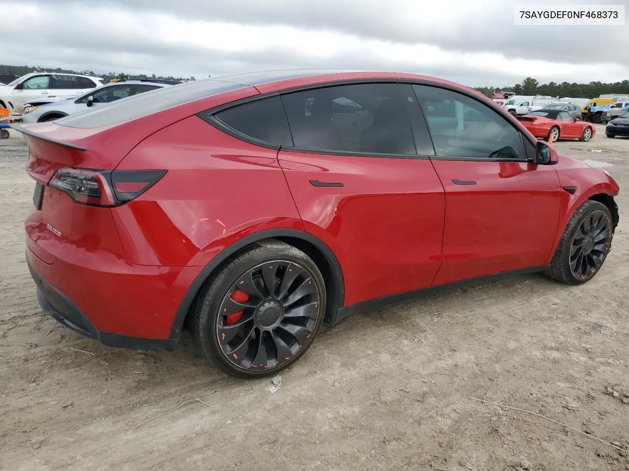 2022 Tesla Model Y VIN: 7SAYGDEF0NF468373 Lot: 79514284