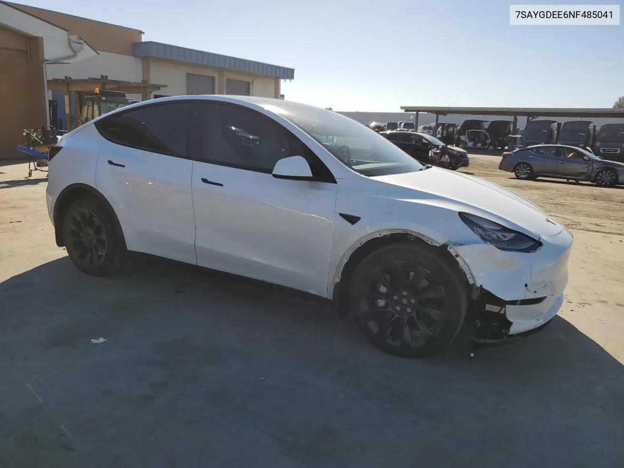 2022 Tesla Model Y VIN: 7SAYGDEE6NF485041 Lot: 79725294