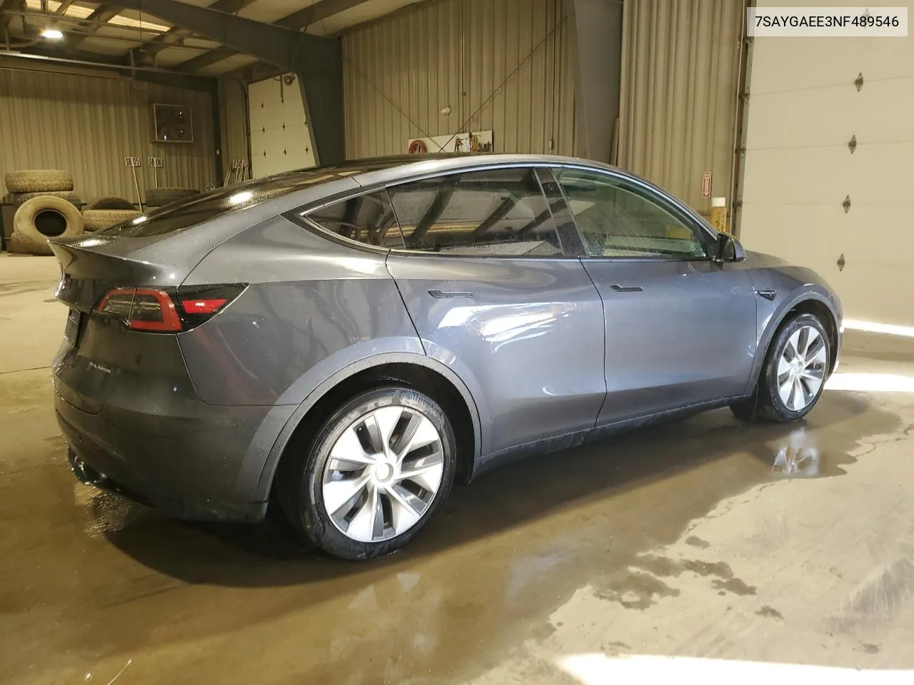 2022 Tesla Model Y VIN: 7SAYGAEE3NF489546 Lot: 79932234