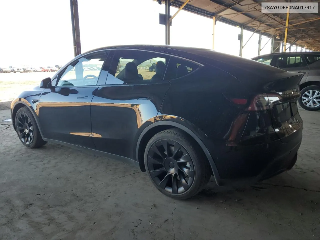 2022 Tesla Model Y VIN: 7SAYGDEE0NA017917 Lot: 80498744