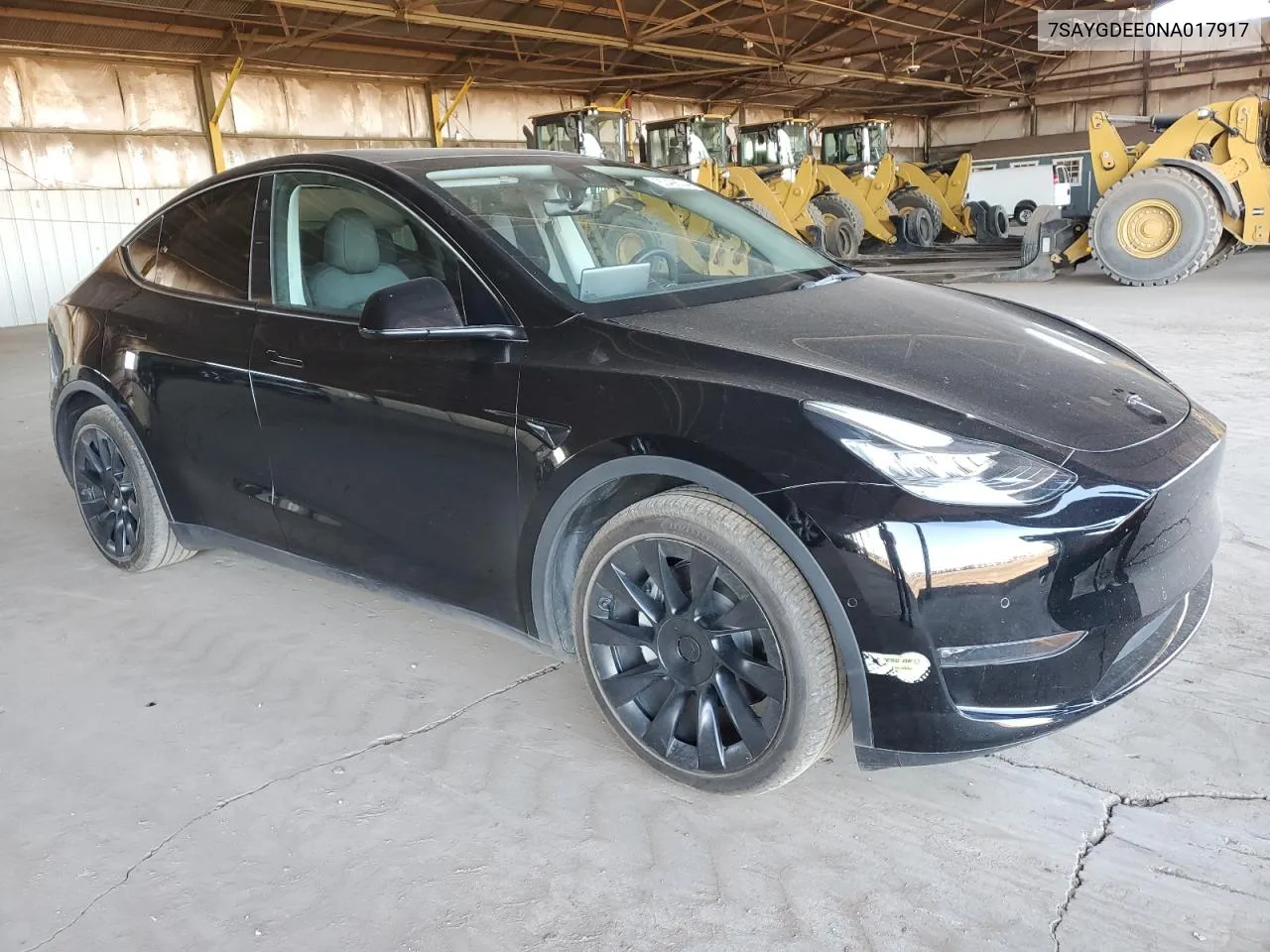 2022 Tesla Model Y VIN: 7SAYGDEE0NA017917 Lot: 80498744