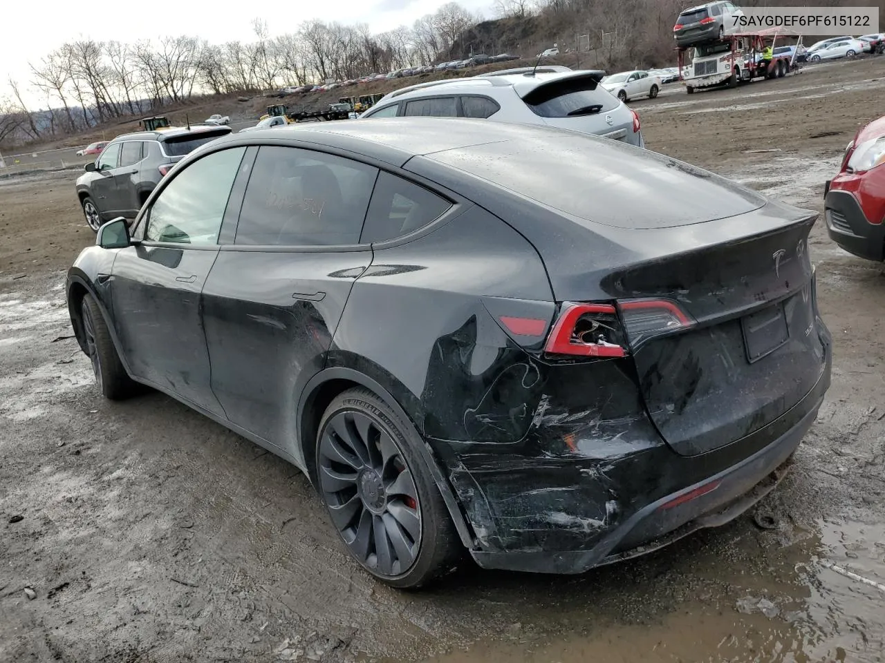 2023 Tesla Model Y VIN: 7SAYGDEF6PF615122 Lot: 42022584