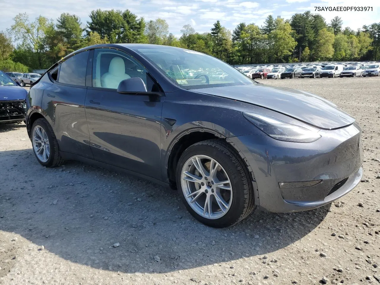 2023 Tesla Model Y VIN: 7SAYGAEE0PF933971 Lot: 54618054