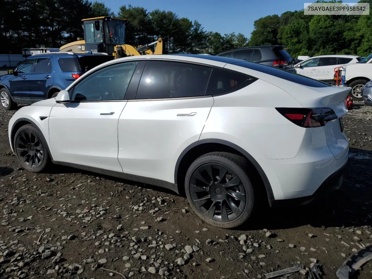 2023 Tesla Model Y VIN: 7SAYGAEE3PF958542 Lot: 56063924