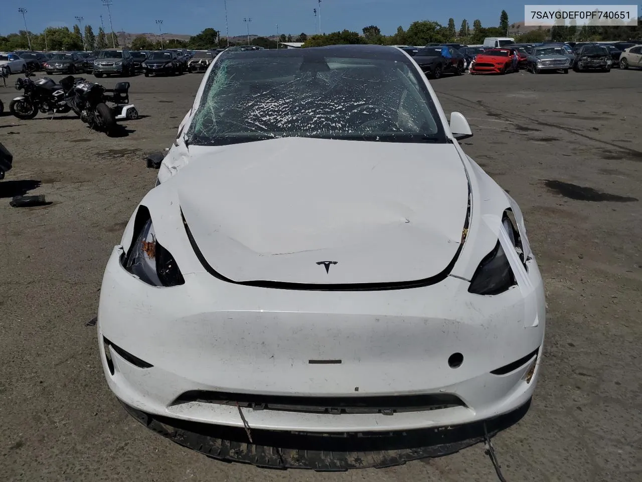 2023 Tesla Model Y VIN: 7SAYGDEF0PF740651 Lot: 56433944