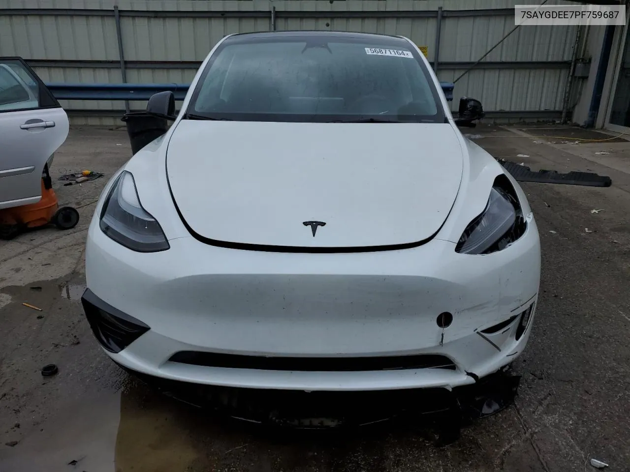 2023 Tesla Model Y VIN: 7SAYGDEE7PF759687 Lot: 56871164