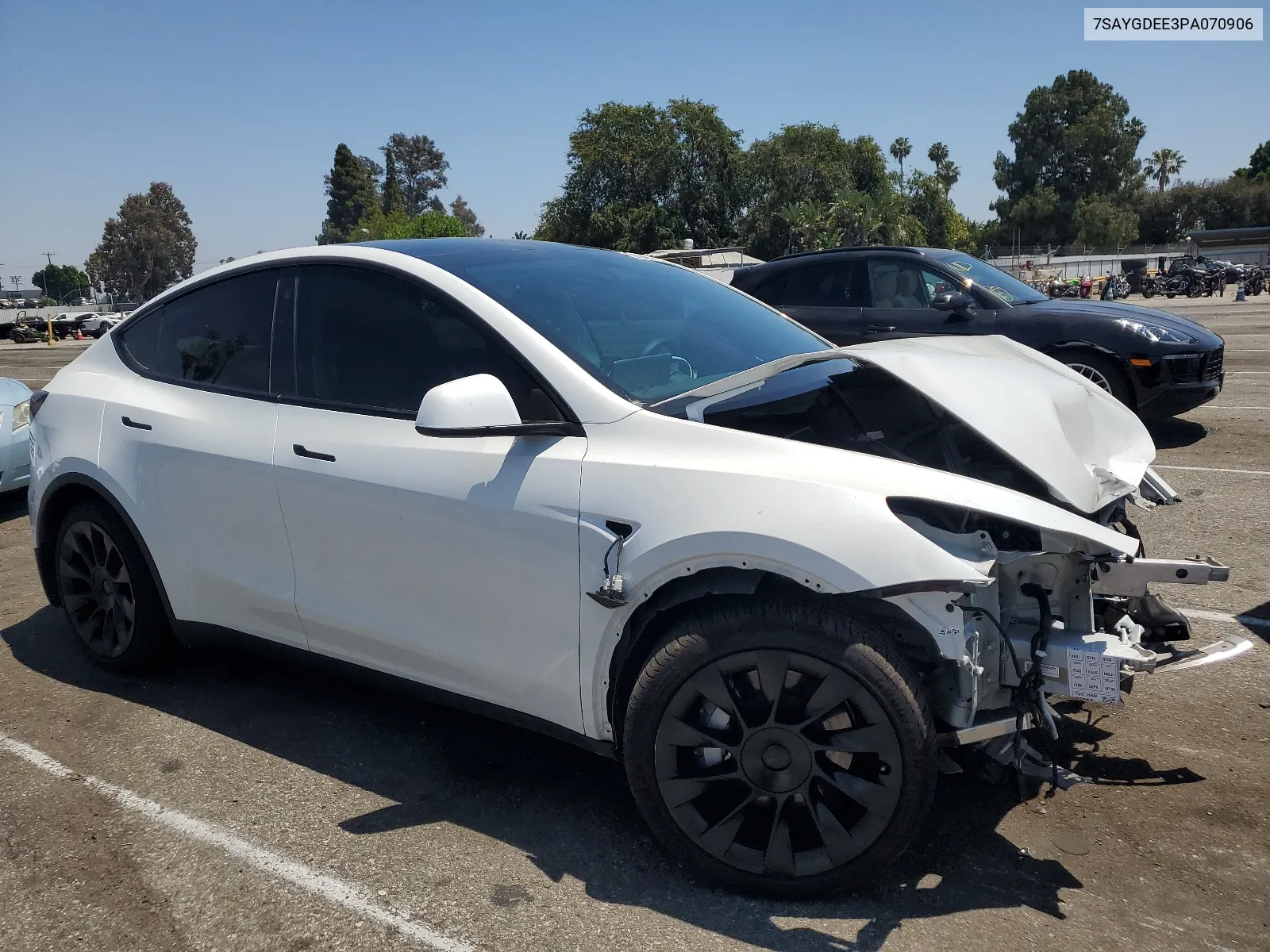 2023 Tesla Model Y VIN: 7SAYGDEE3PA070906 Lot: 58260634