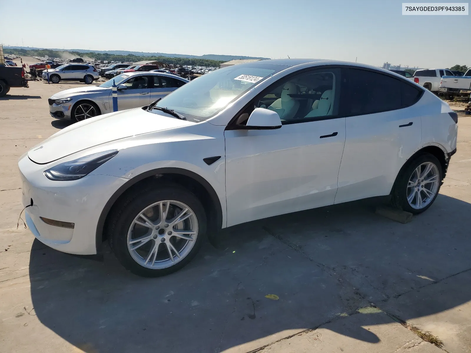 2023 Tesla Model Y VIN: 7SAYGDED3PF943385 Lot: 58518124