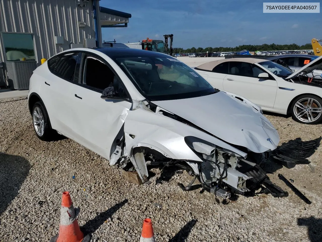 2023 Tesla Model Y VIN: 7SAYGDEE4PA040507 Lot: 59659054