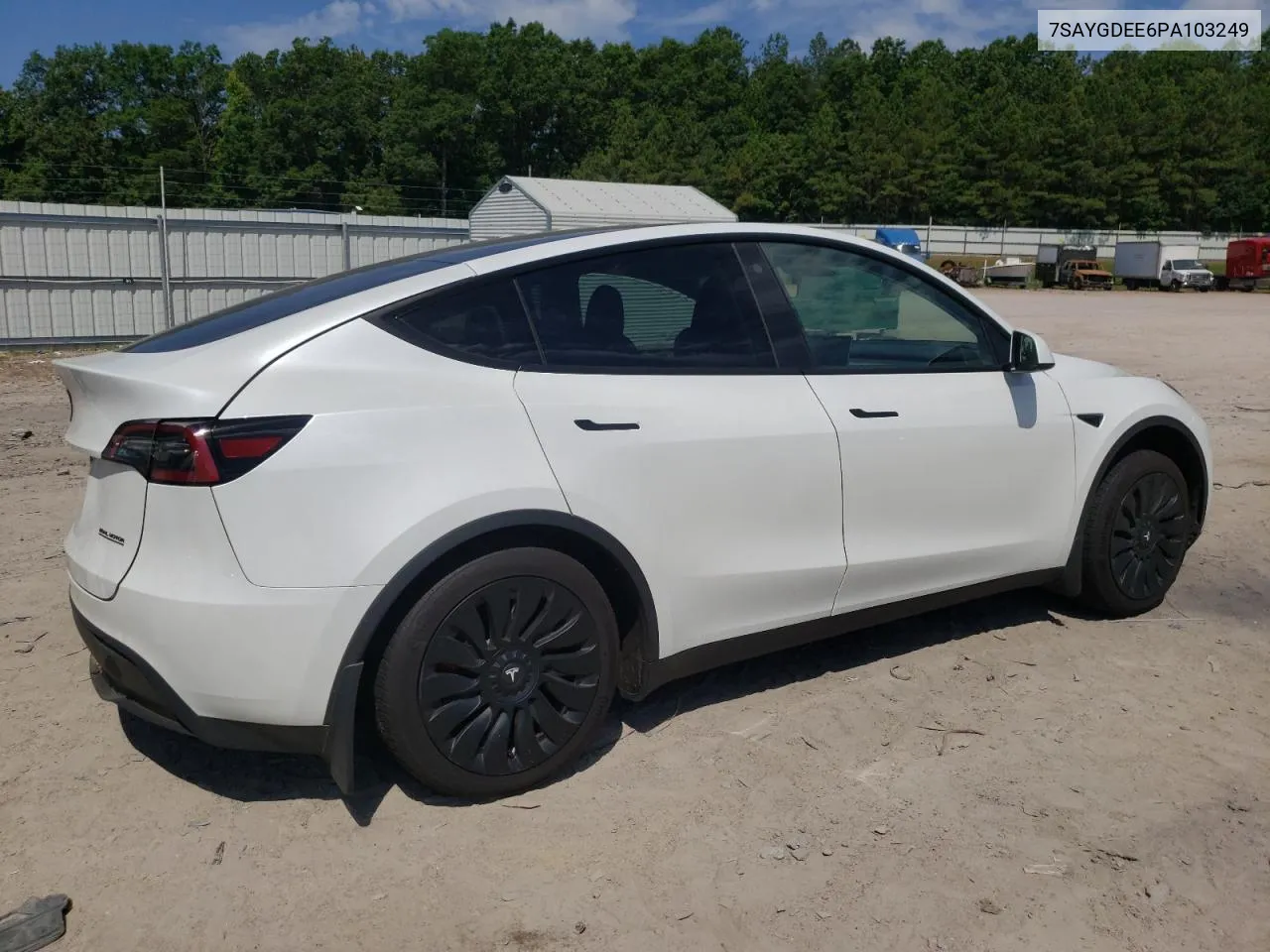 7SAYGDEE6PA103249 2023 Tesla Model Y