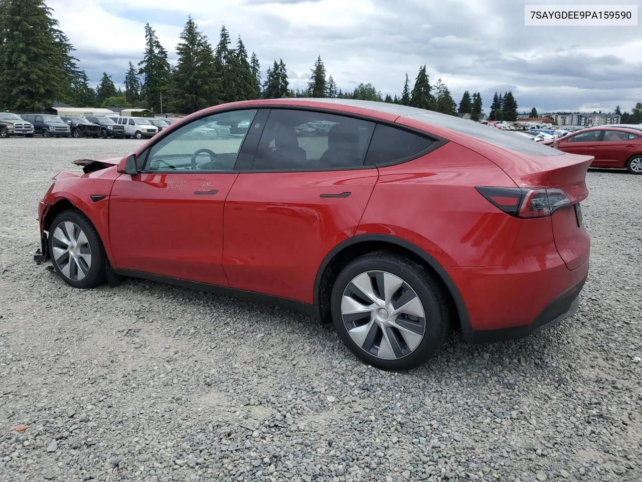 2023 Tesla Model Y VIN: 7SAYGDEE9PA159590 Lot: 60148164