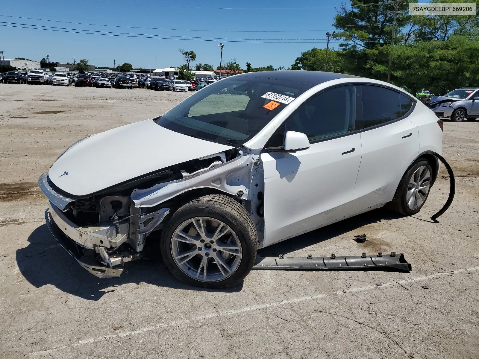 7SAYGDEE8PF669206 2023 Tesla Model Y