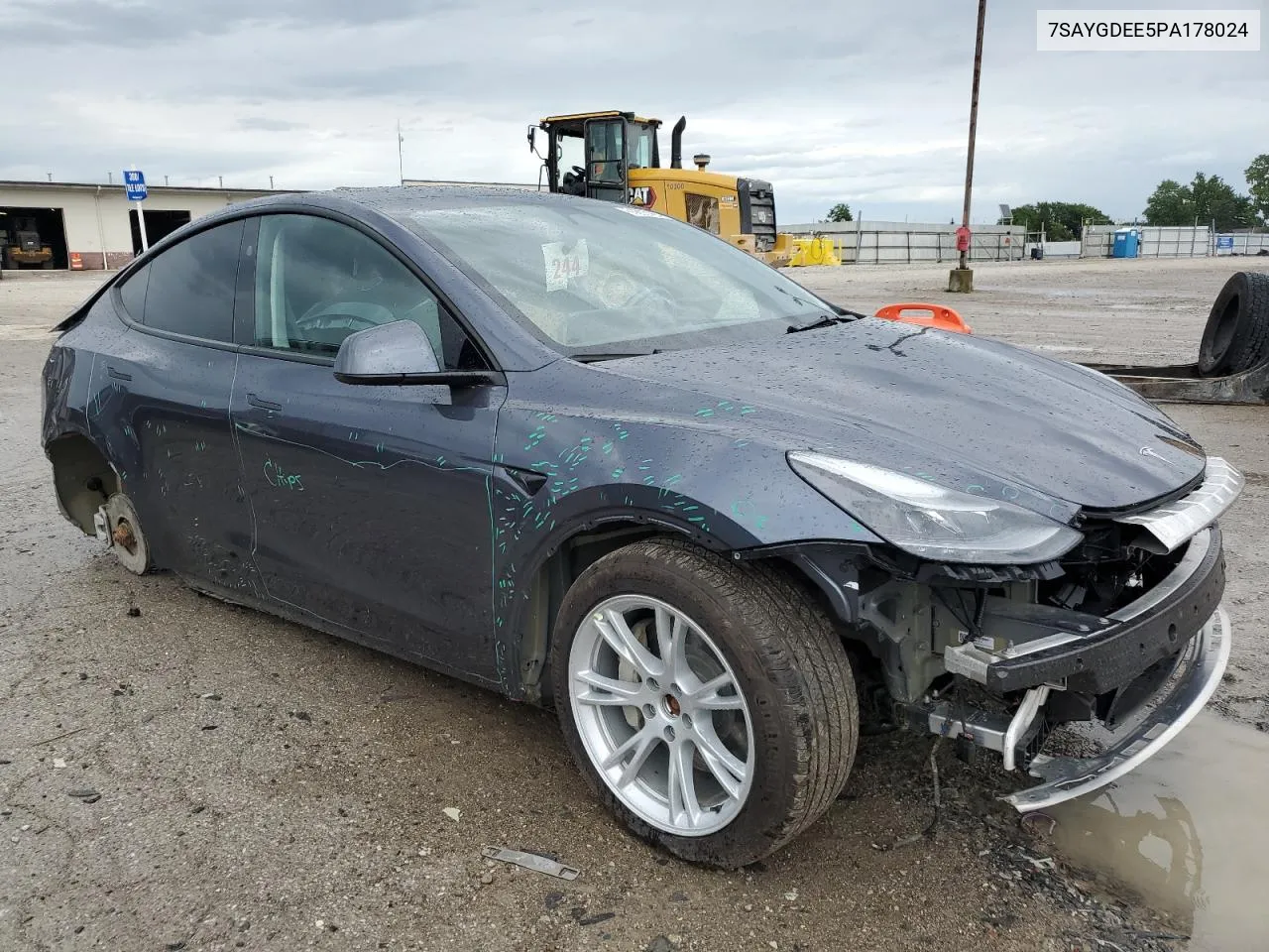 2023 Tesla Model Y VIN: 7SAYGDEE5PA178024 Lot: 61605164