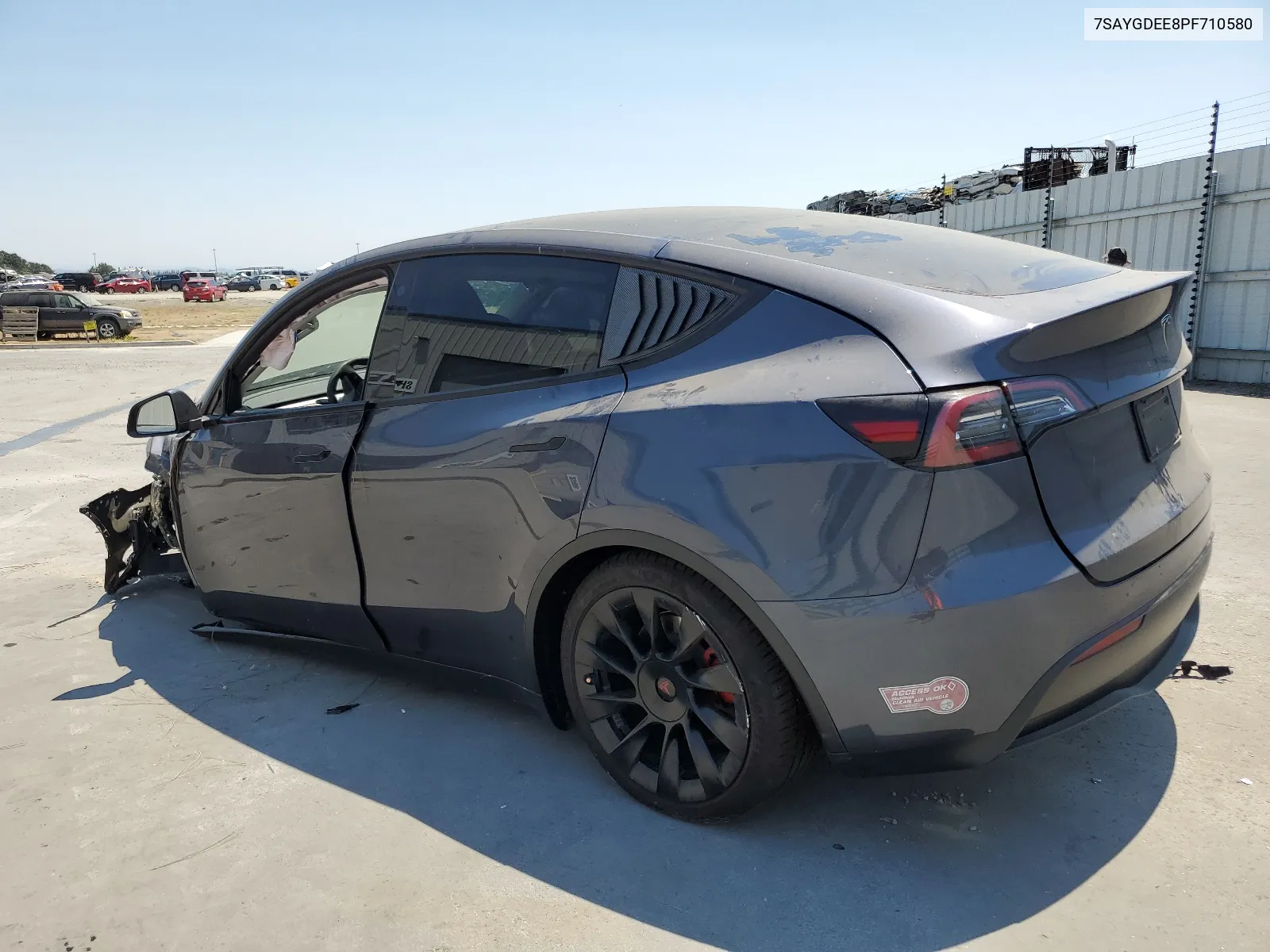 2023 Tesla Model Y VIN: 7SAYGDEE8PF710580 Lot: 61758984