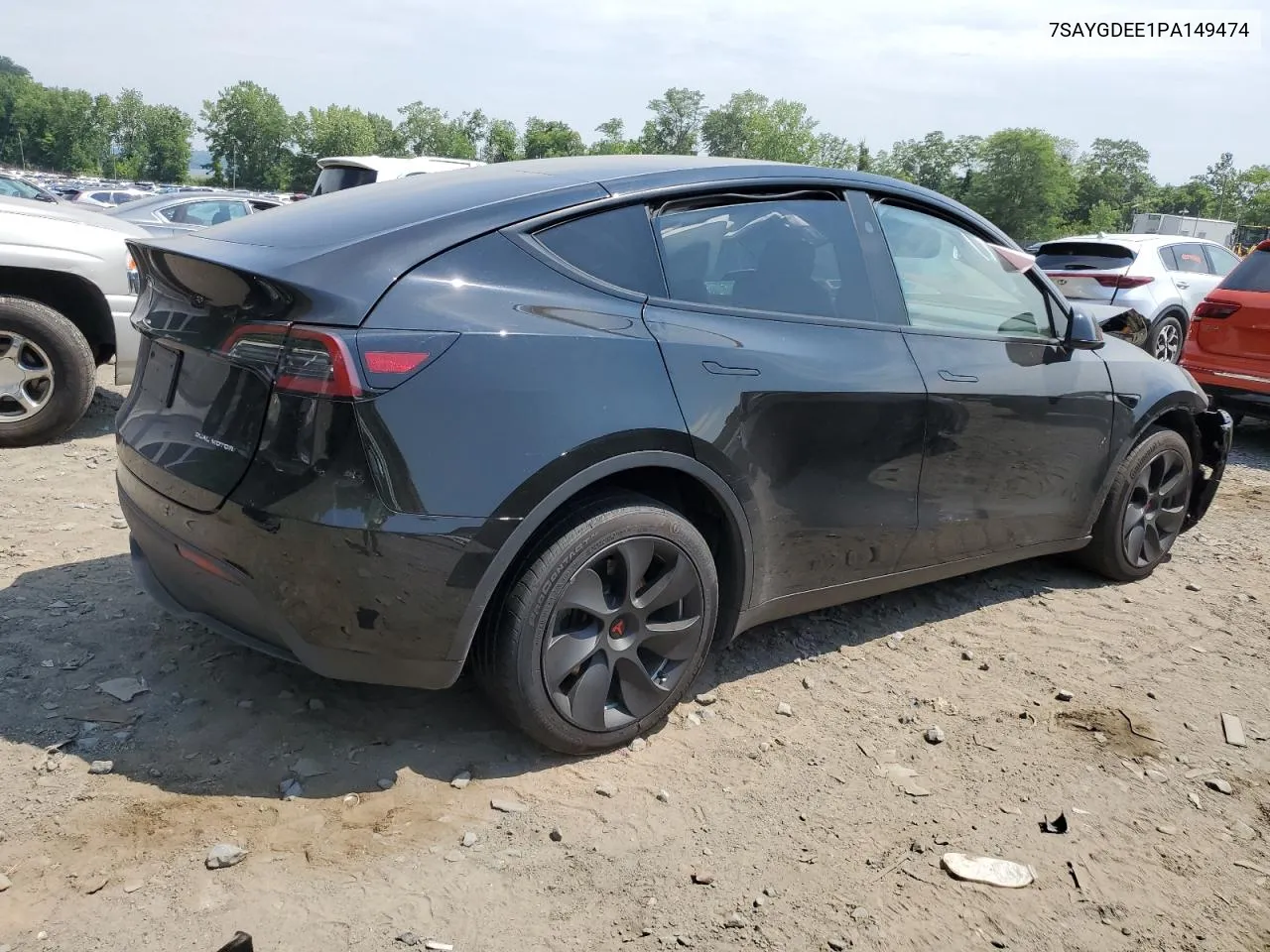 2023 Tesla Model Y VIN: 7SAYGDEE1PA149474 Lot: 61764214