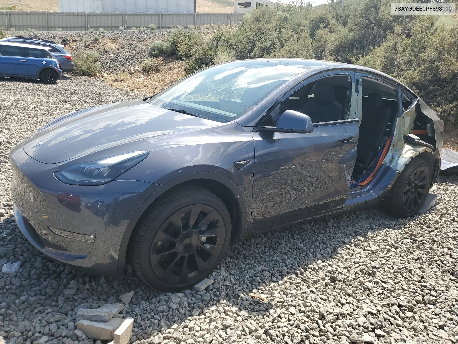 2023 Tesla Model Y VIN: 7SAYGDEE0PF898110 Lot: 62759444